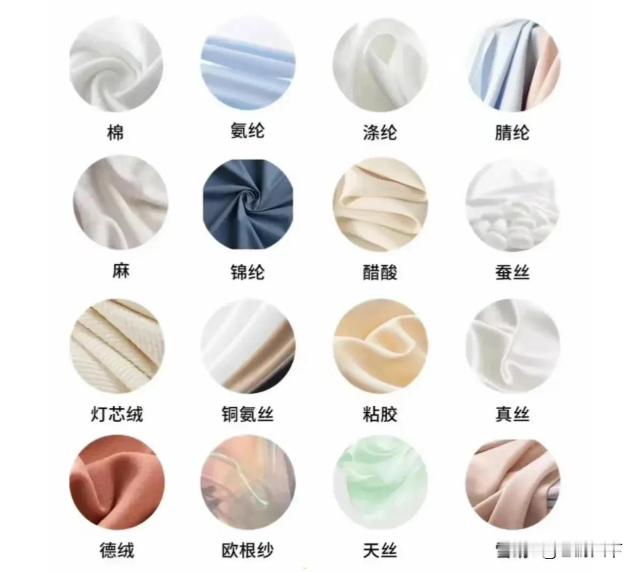 衣服 16 种面料