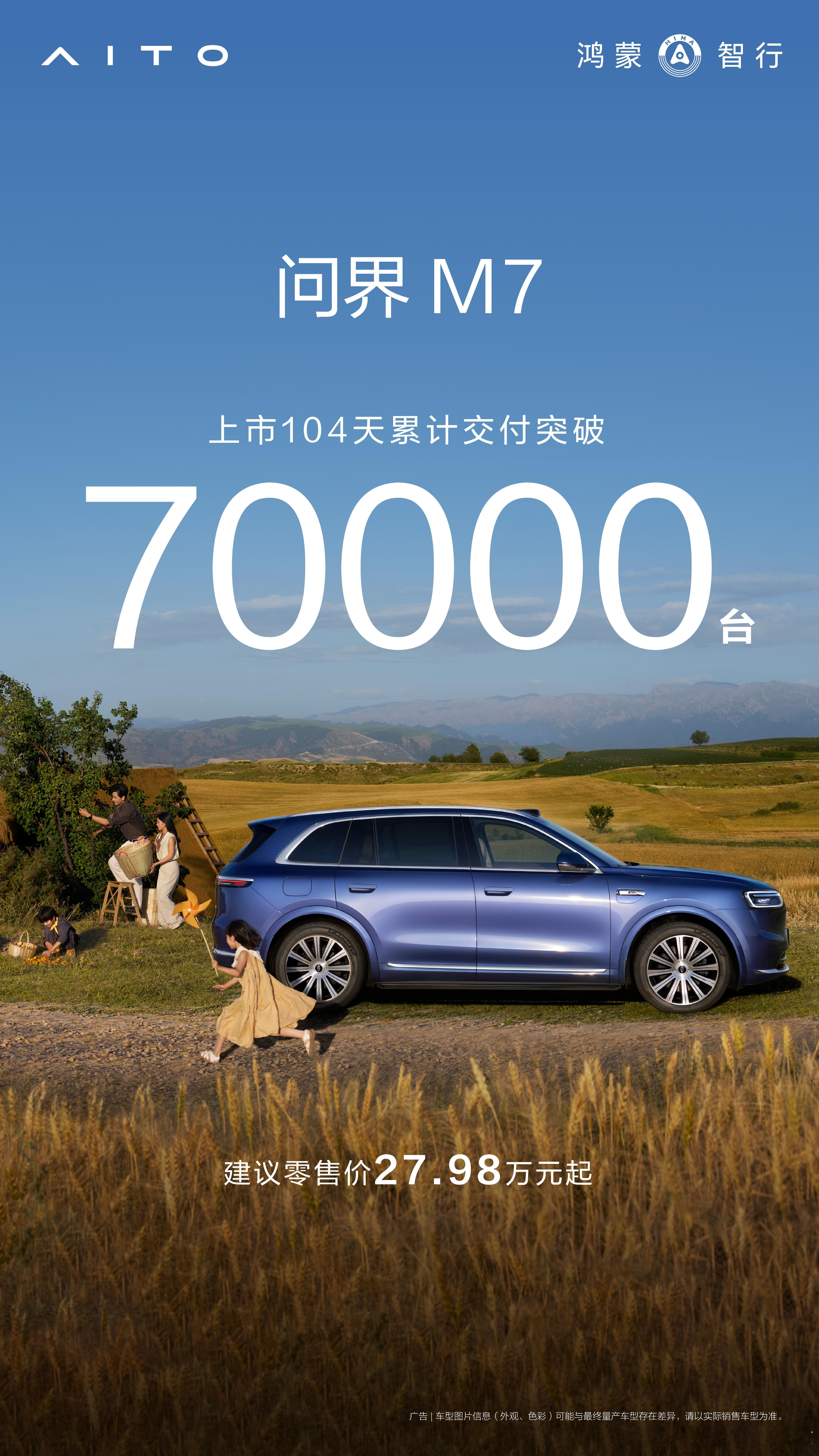 这就7万了。。。真的是好快啊，之前我也说过，在30万这个价格区间，改款后的M7是