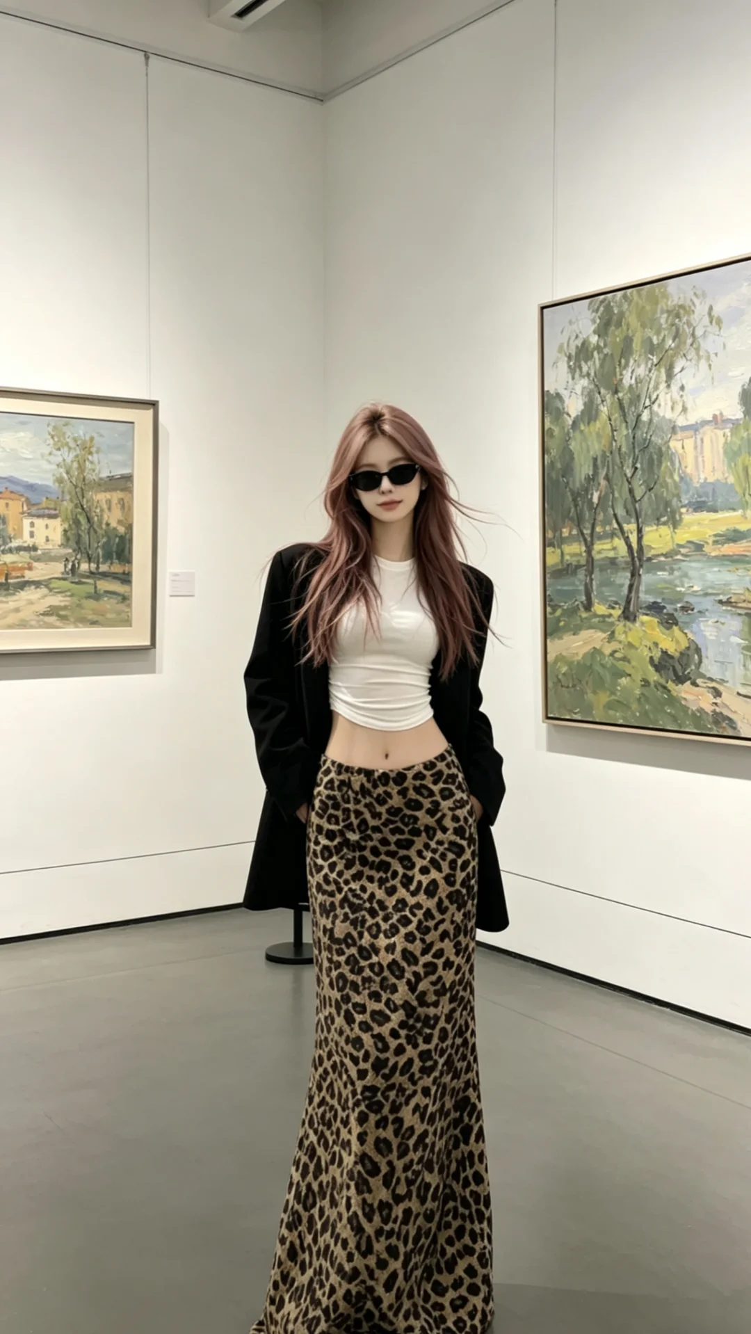 好喜欢这种豹纹穿搭！