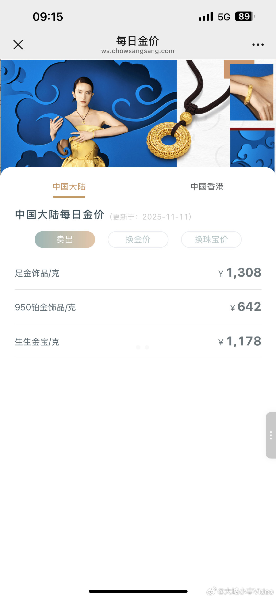 【金饰克价涨到1308元金饰克价一夜猛涨32元】11月10日纽约尾盘，现货黄金涨