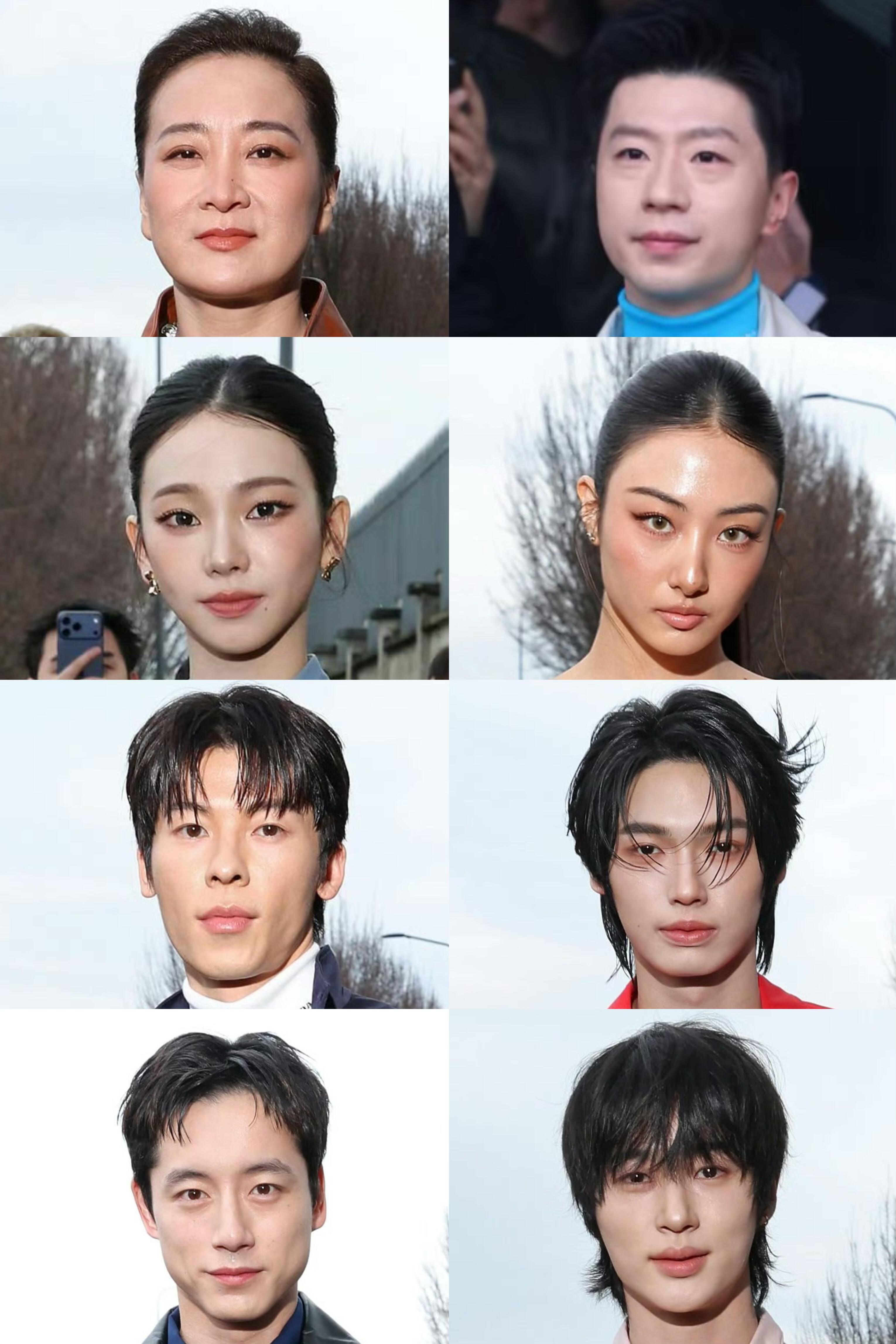 Prada大秀G社怼脸生图贾玲 马龙 Karina柳智敏 许光汉 边佑锡 Win