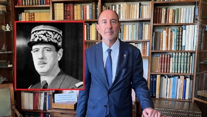 法国已故前总统戴高乐将军（Charles de Gaulle）的孙子皮埃尔．戴高