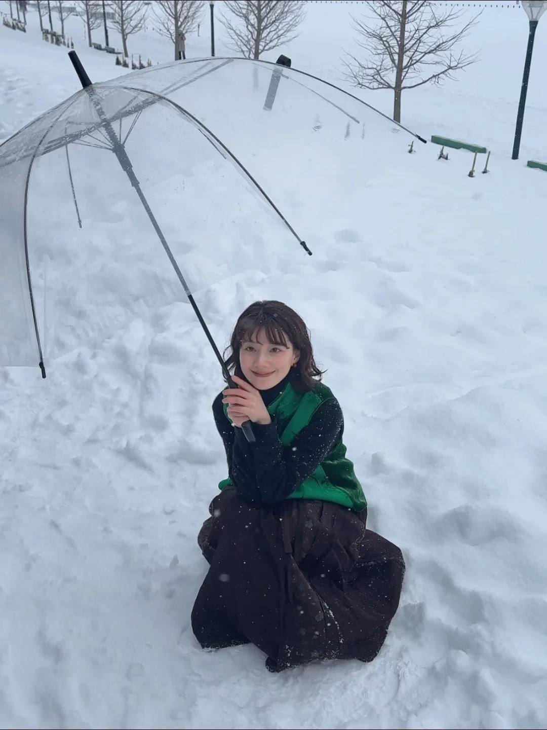 最近北海道的雪，原图直出长这样子～