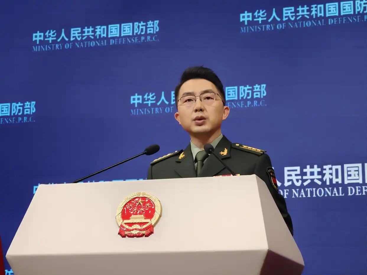 5月9日下午，国防部新闻发言人蒋斌大校在接受记者提问时表示：台湾是中国的一部分，