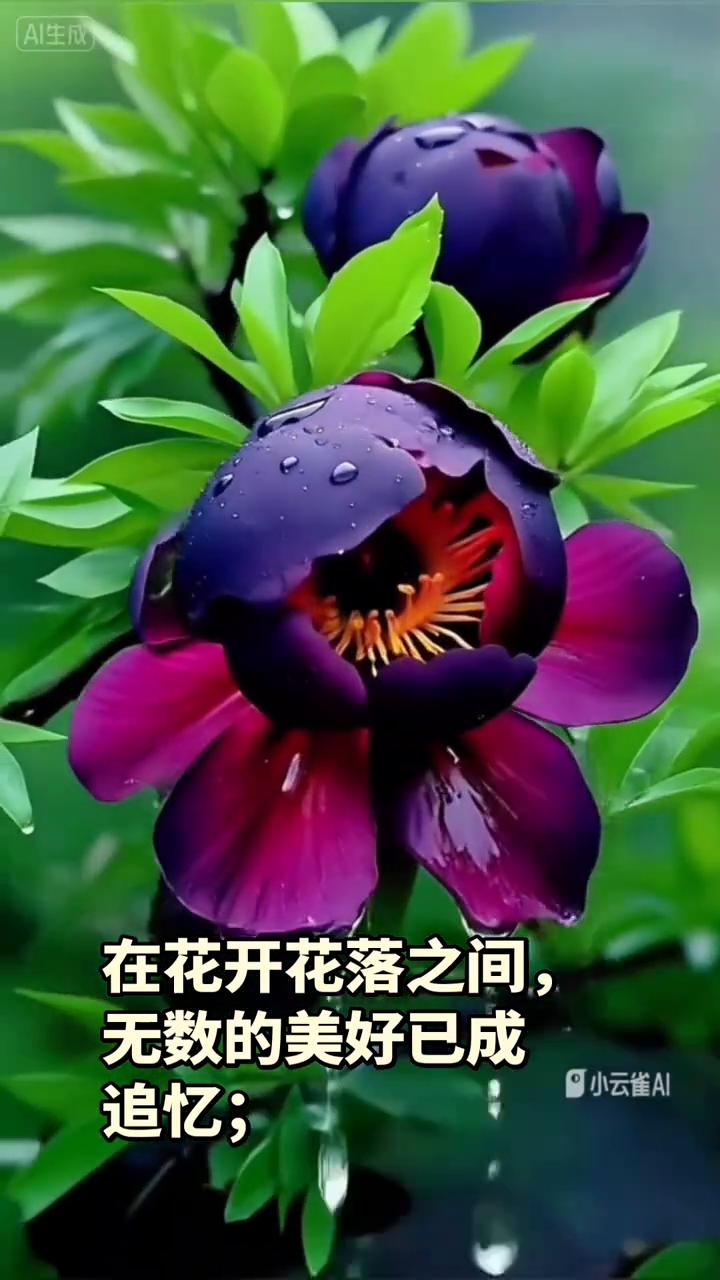 在花开花落之间，无数的美好已成追忆。