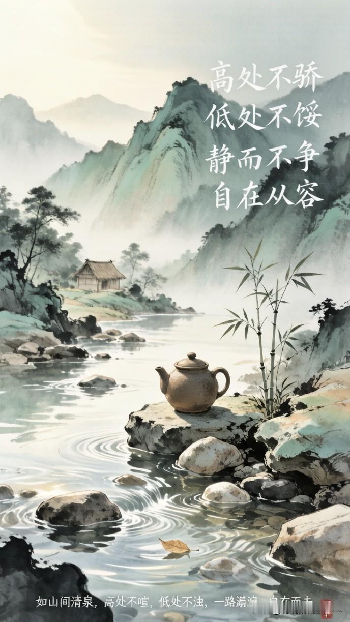 🍃💕人🍀生🌿感🌱悟💫꧂
        高处不骄，低处不馁，
   