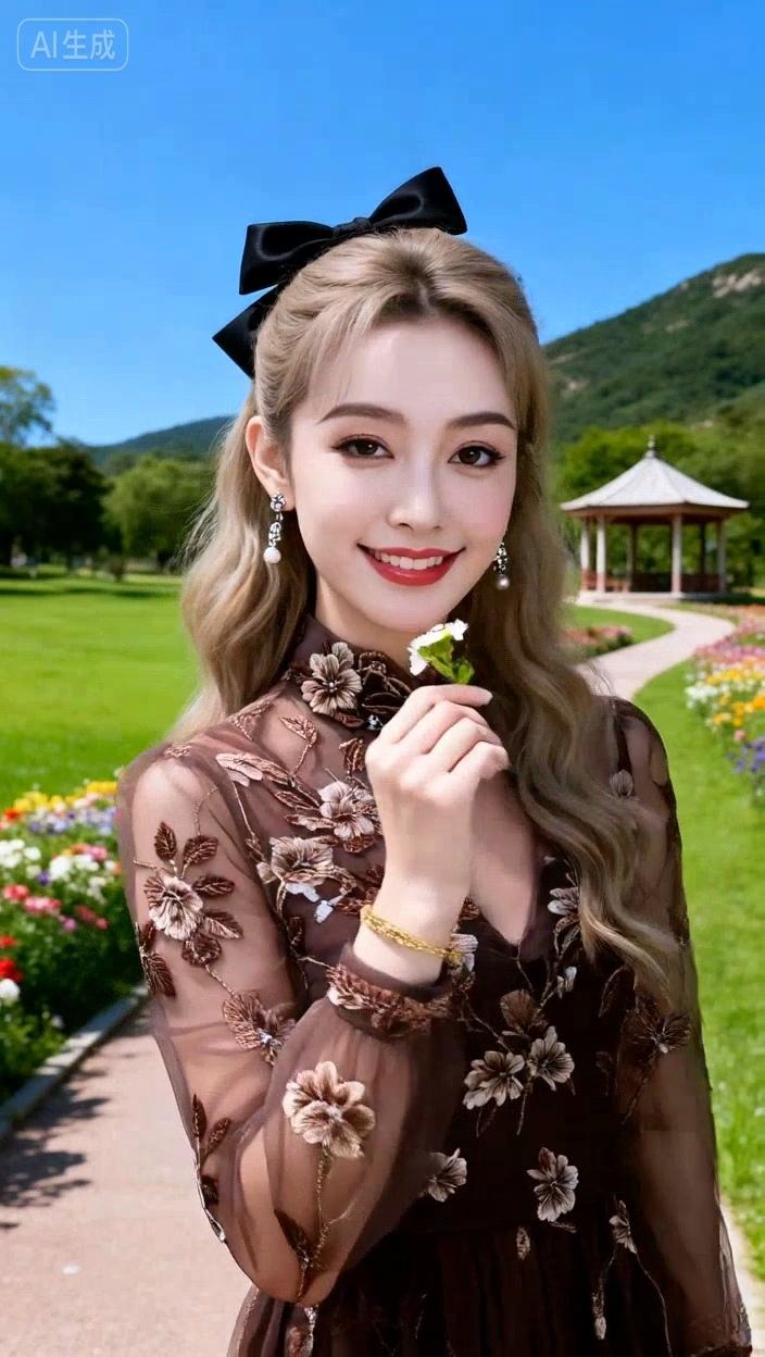 七绝●醉美风光/古韵   

绚丽春光醉美花，
芳香淡雅湛清华。
亭台小径通天碧