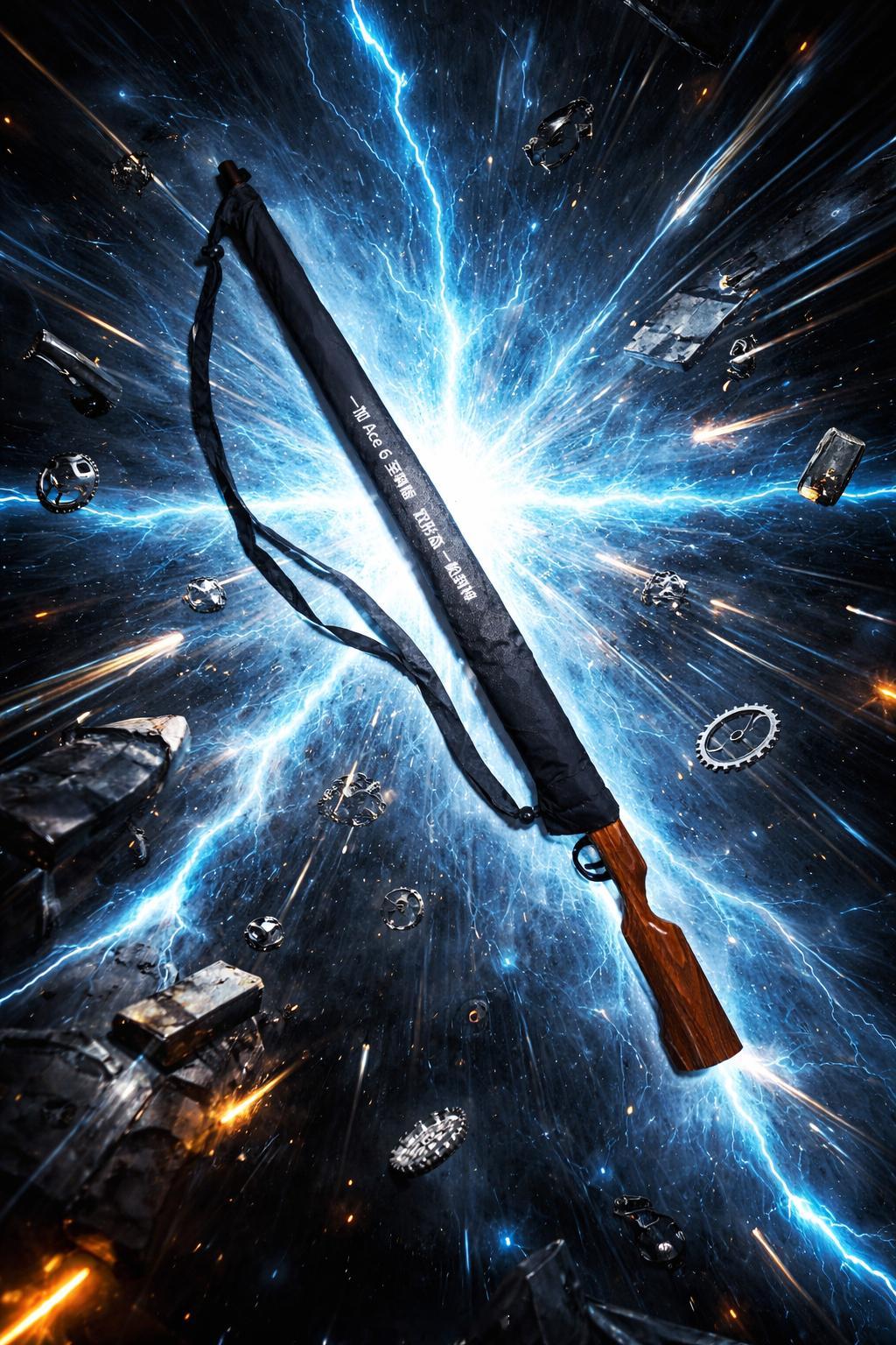 收到了一加 Ace6 至尊的邀请函是一把长枪设计的雨伞大概意思就是两种形态，对应