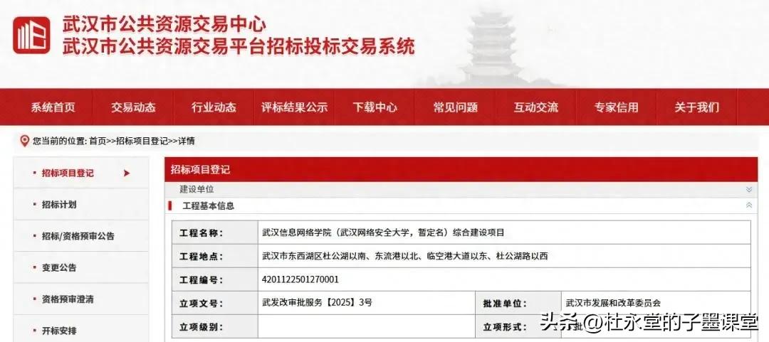 武汉信息网络学院（武汉网络安全大学，暂定名）