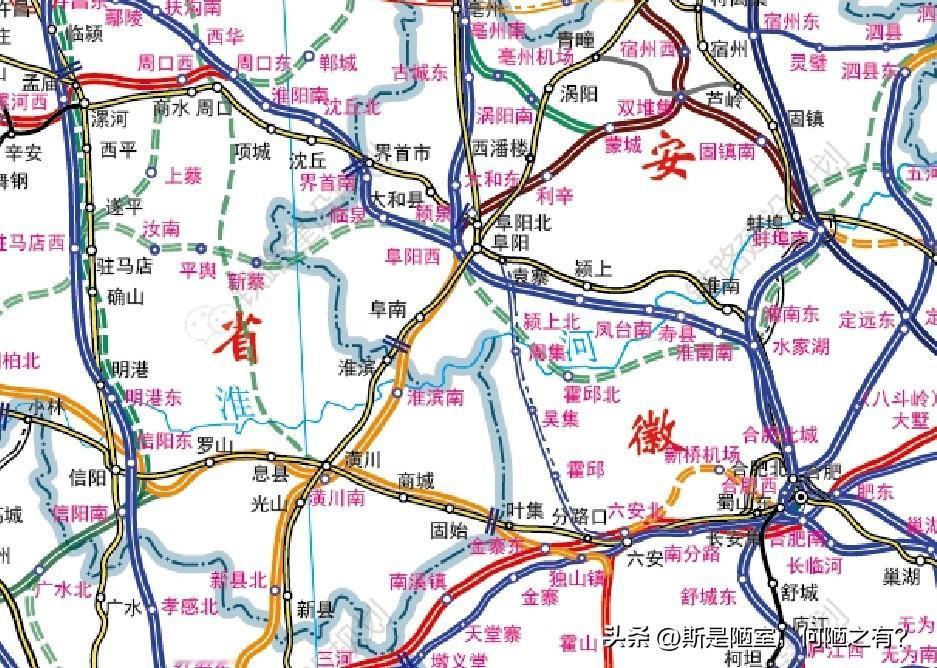 格局就要变了？等阜黄高铁建成，阜阳西站集齐郑阜、商合杭、淮阜、阜黄通道，成型准米