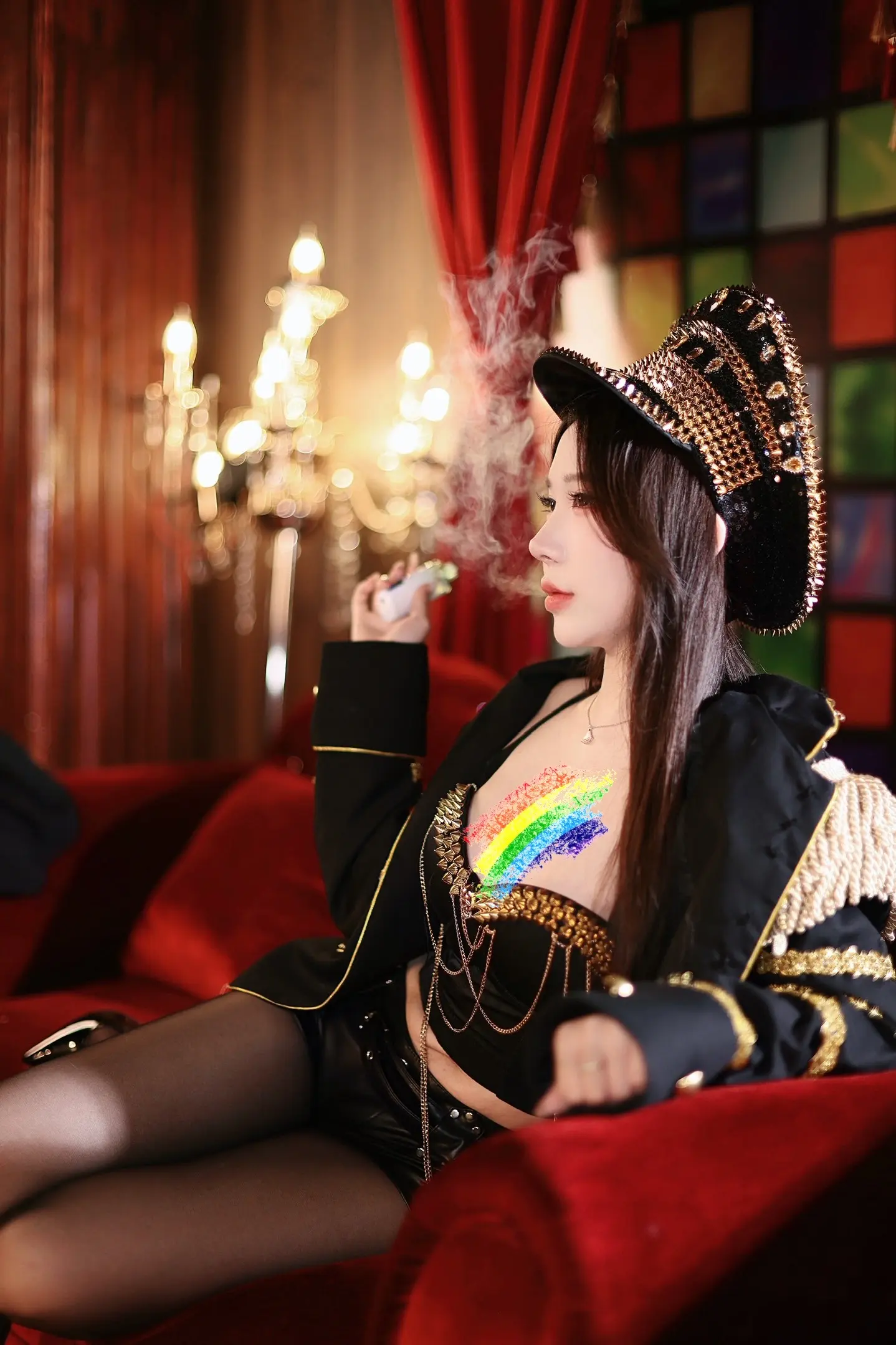性感女神cos 少女暴君 御姐风格 御姐诱惑