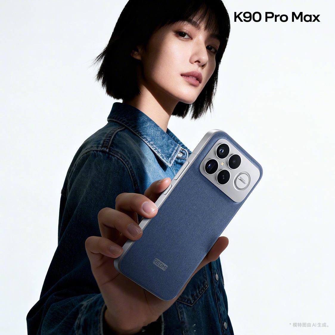 REDMI K90 Pro Max「丹宁色」这个颜色感觉挺潮的 很有特色不用戴壳