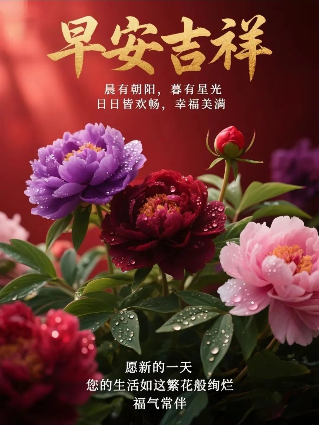 朋友们早上好！ 未来的道路一定会像清晨一样，盛满阳光，保持好自己的节奏所有期盼皆