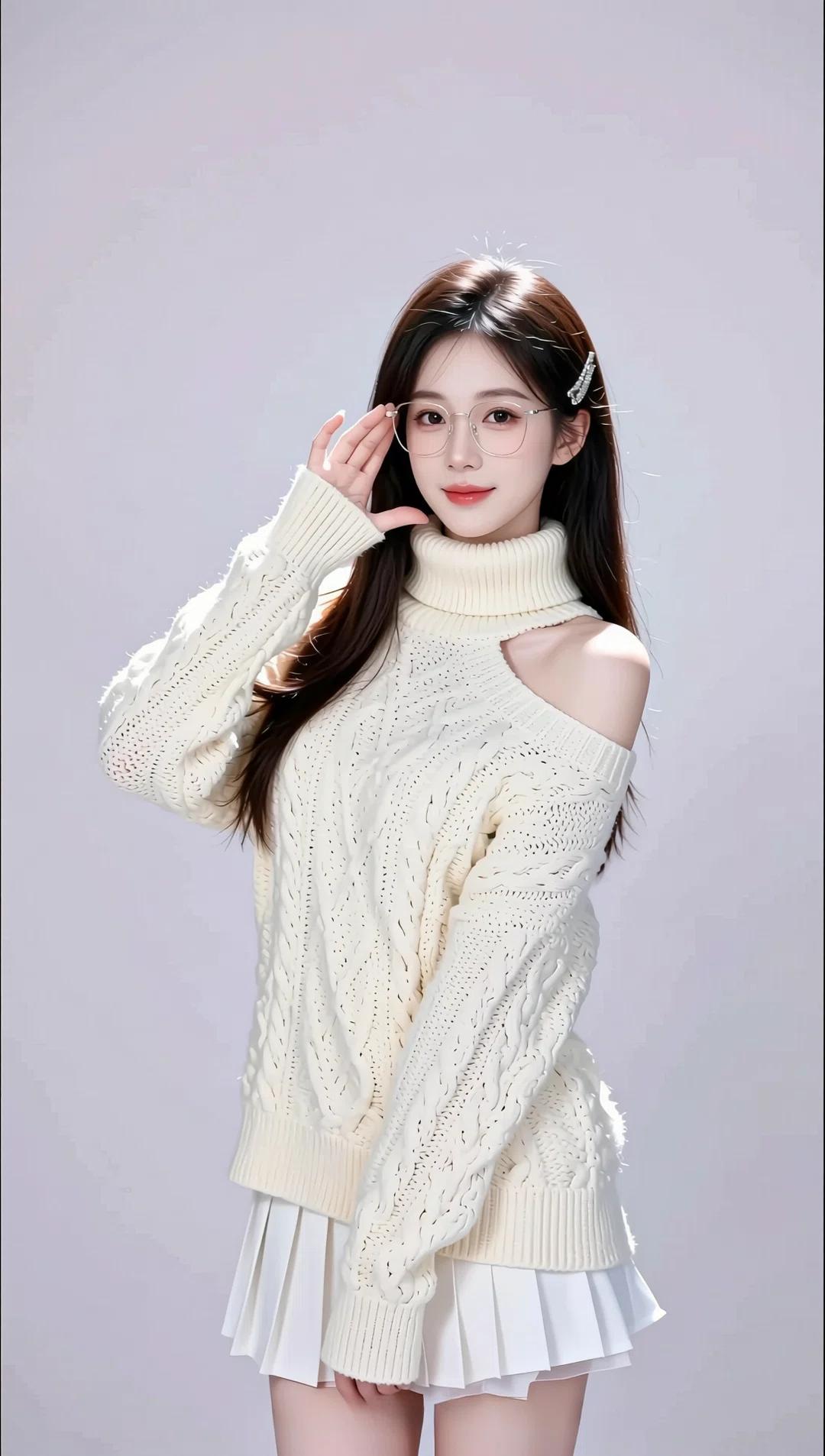 这位小姐姐的颜值和穿搭都极具辨识度，每一套造型都展现出不同的魅力：
颜值与气质：