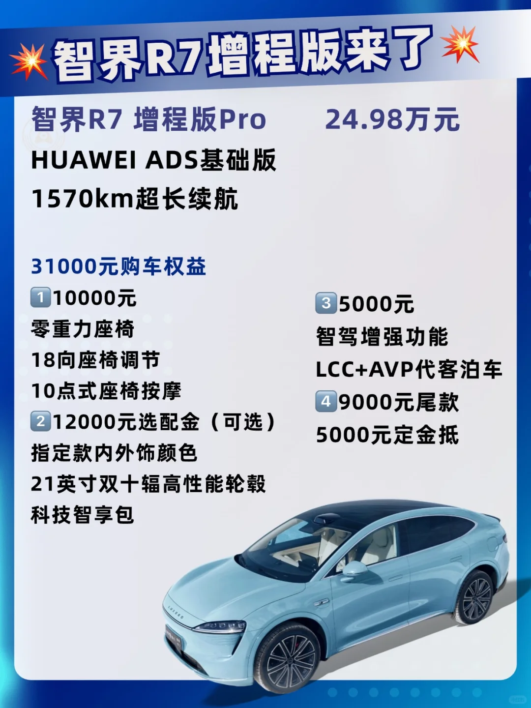 智界R7终于发增程版了｜综合续航1570km