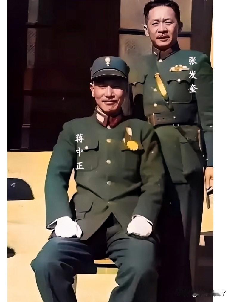 这才是1946年蒋中正和张发奎在南京的真实貌相，这可不是演戏，也绝非电视剧中的演