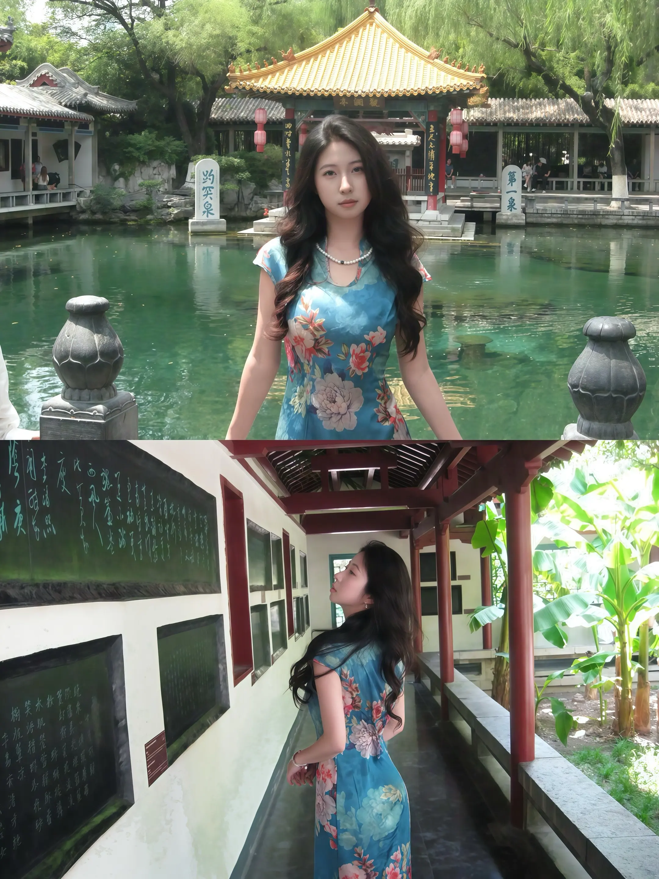 满园春色美如霞。