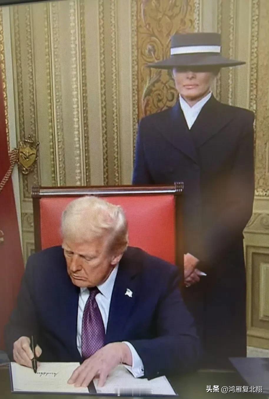特朗普上台第一天几乎完成了所有的竞选承诺

特朗普的确与其他的美国总统无用不同，