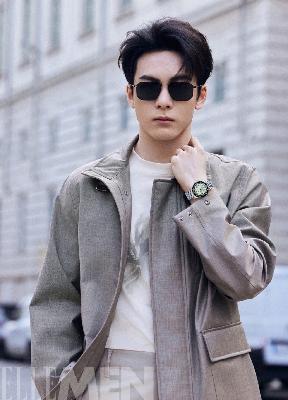 曾舜晞 × Emporio Armani.ELLE MEN 镜头下的米兰时刻📸