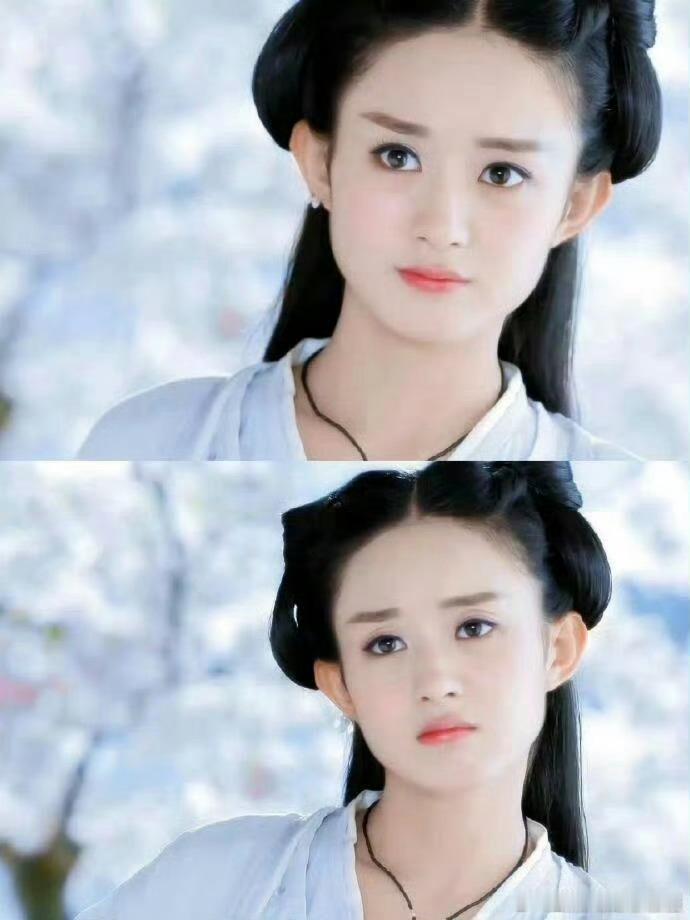 团播造型现在出了赵丽颖的花千骨，挺还原的了 