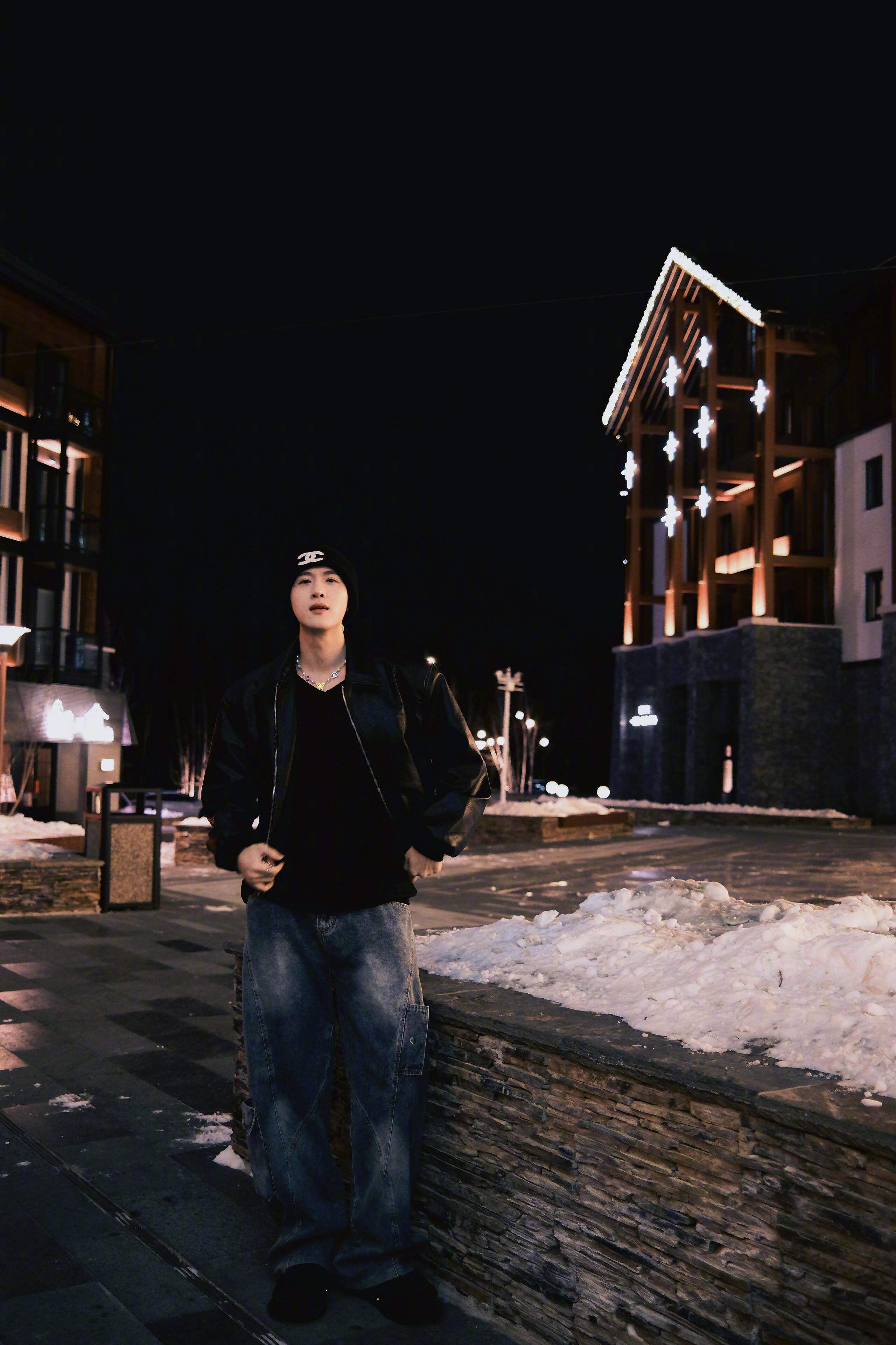 展轩分享滑雪照 展轩今日份更新 又帅气又可爱的滑雪少年冷帽怼脸权威啦