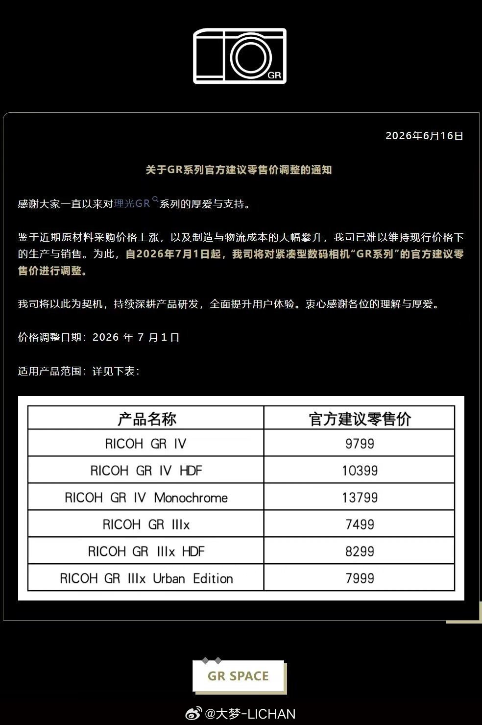 理光GR居然还在逆天涨价…真电子茅台了之前我也买过GR，这个东西呢怎么说，单纯拍