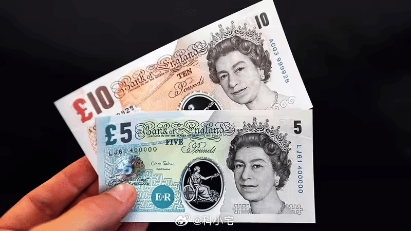 英国改用塑料钞票，这下再也不怕有人吃钱了 