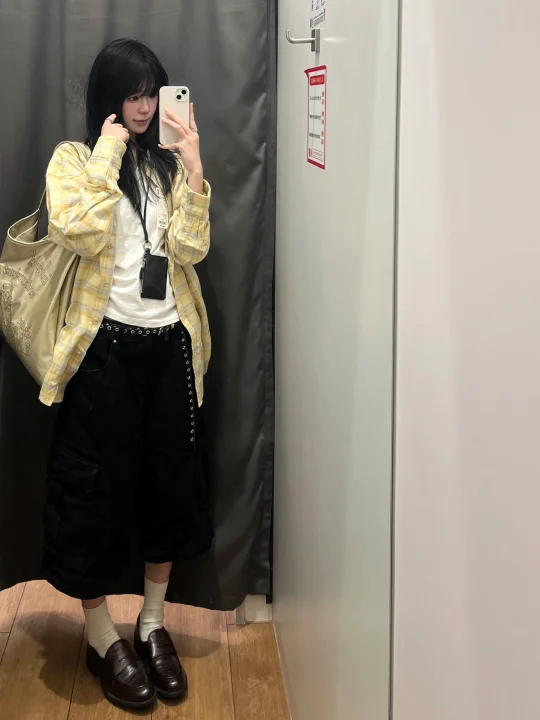 啊啊啊真的永远可以相信优衣库格子衬衫！！！