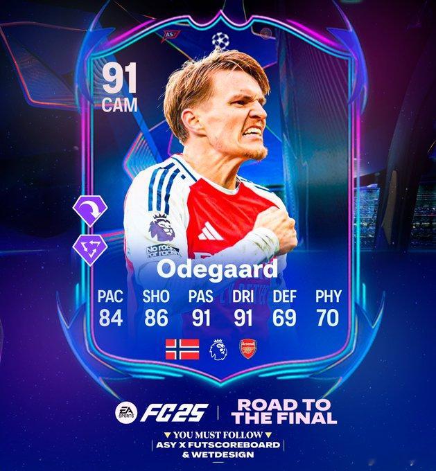 厄德高的RTTF欧冠动态卡目标任务即将推出。 