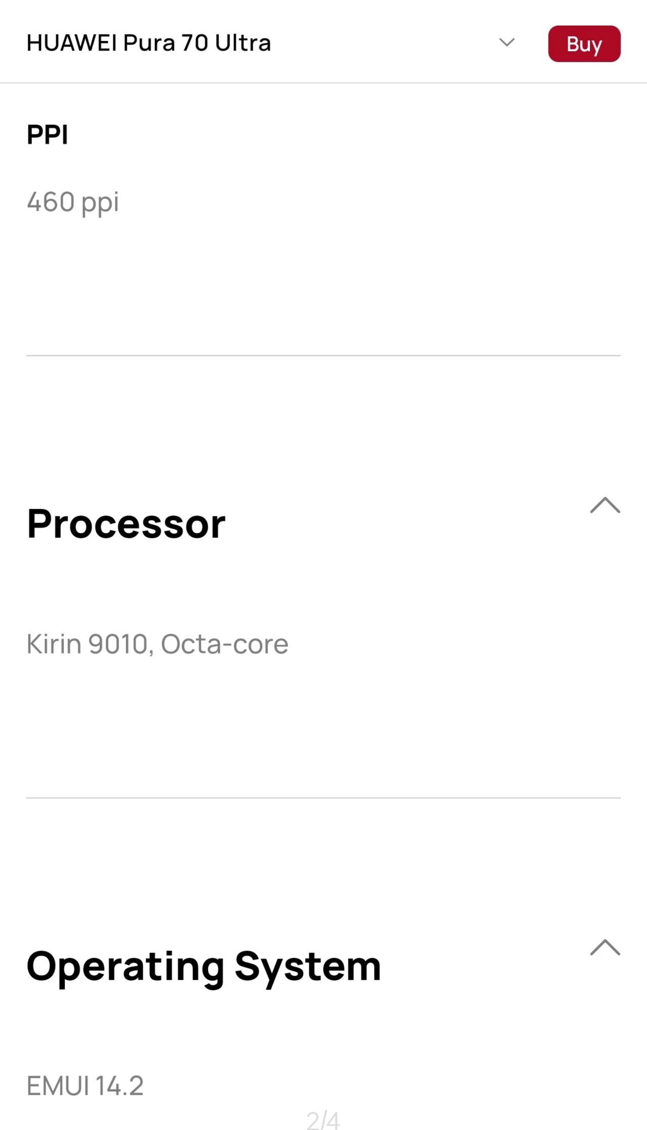 原来华为的海外市场用没有鸿蒙系统，搭载EMUI14.2系统。

华为Pura70