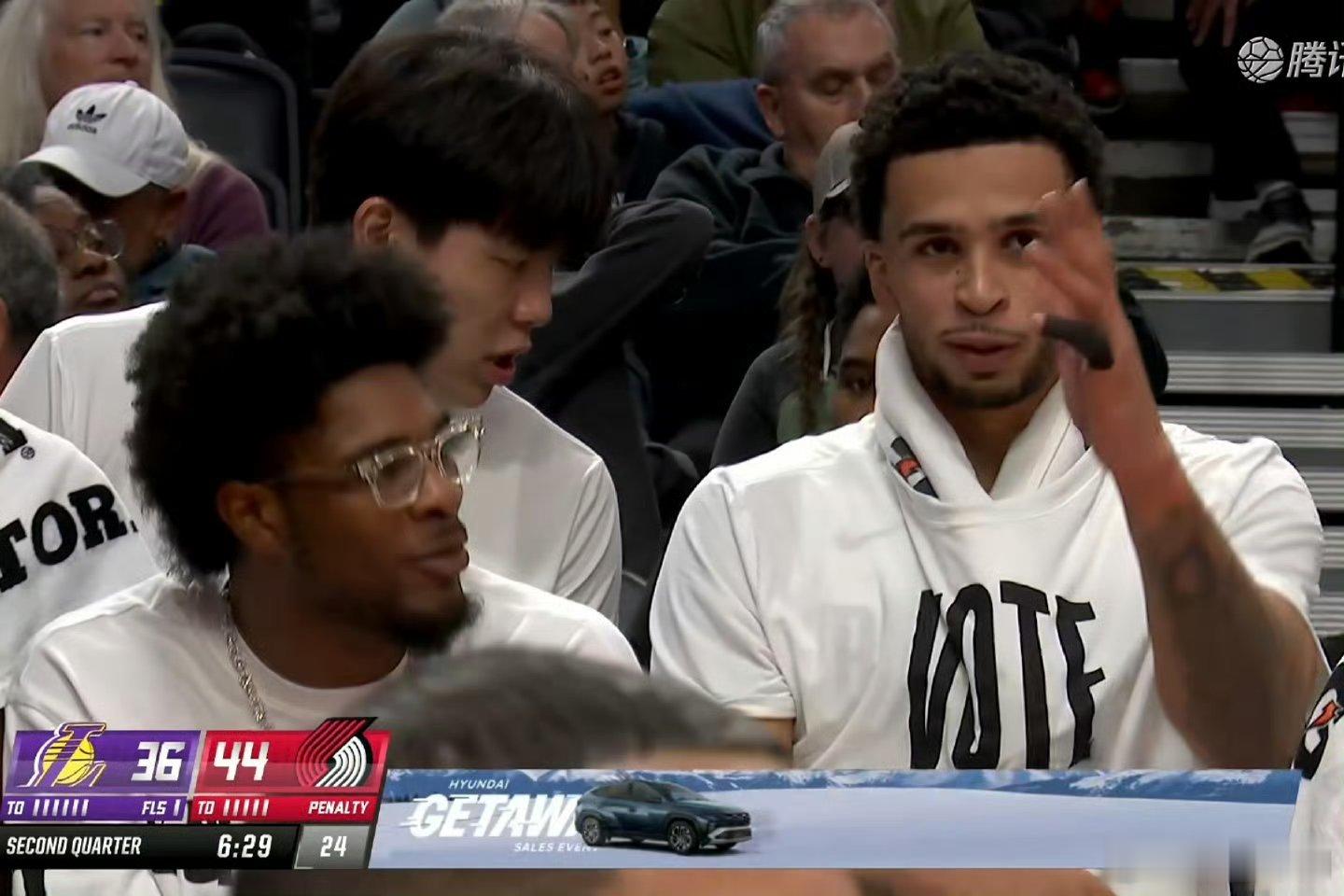 【 杨瀚森虽被开拓者召回 但仍无登场机会】杨瀚森第二场DNP开拓者召回杨瀚森 1