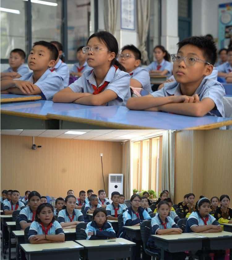 浙疆少年山海相约逐梦同行长兴柯坪云端共上开学第一课 相隔千万里，同上一堂课。  