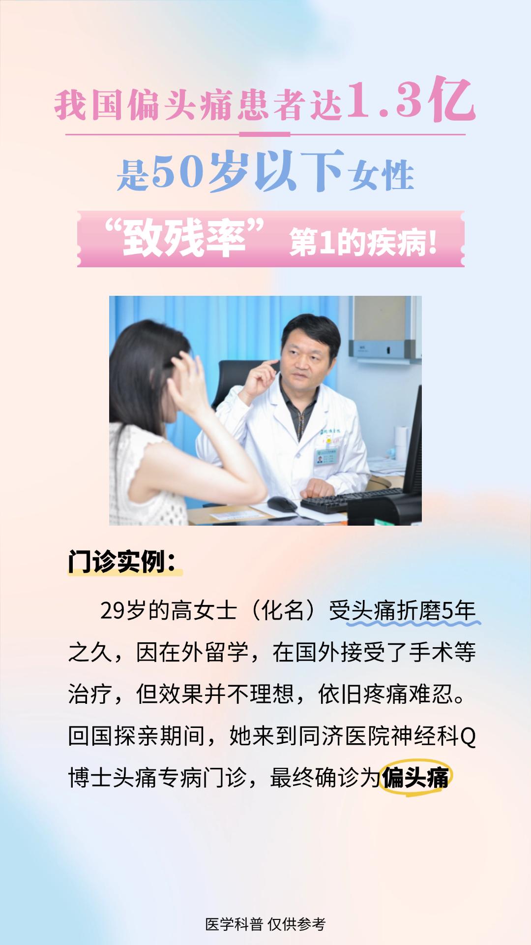 很荣幸跟大家分享我的门诊实例和头痛相关的诊疗建议！有任何问题可以评论区...