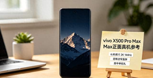 真机实拍流出！vivo X500 Pro Max四等边直屏亮相 超大杯配置全部爆料