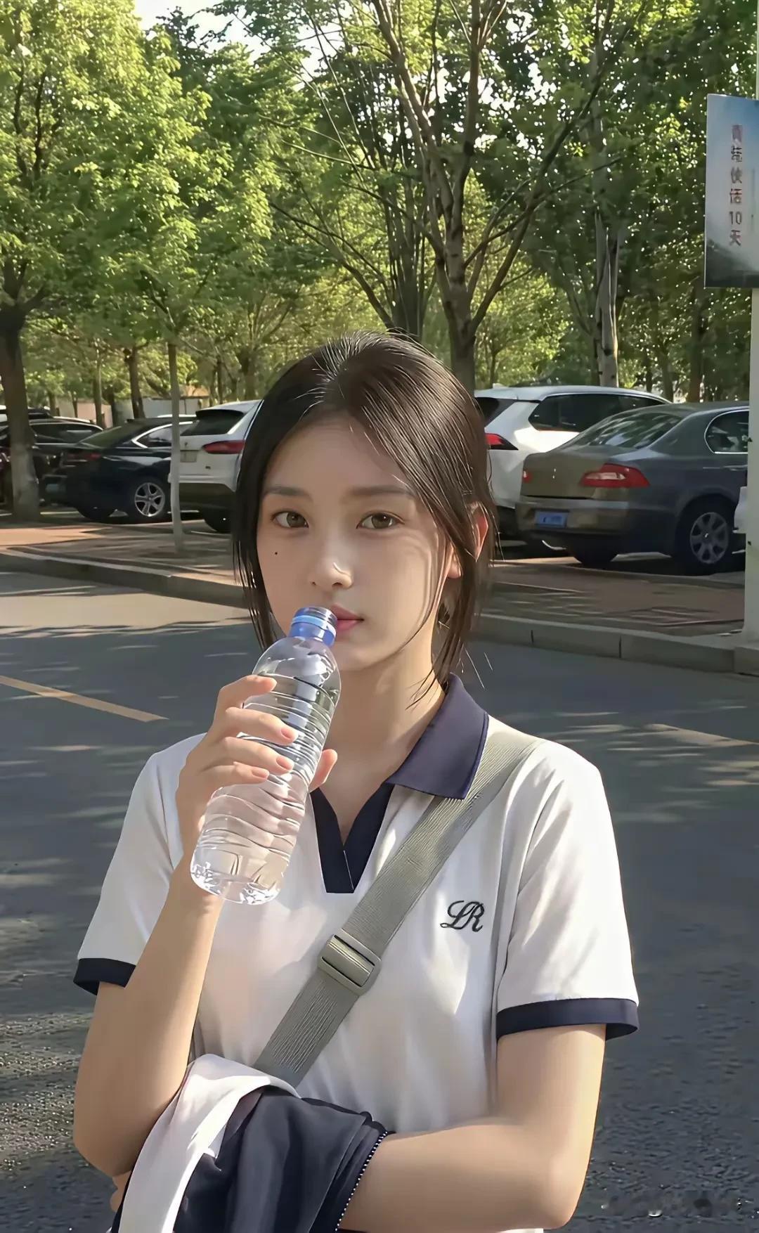 一眼便能看出：女孩正值情窦初开的年龄……这般的纯粹，令人忍不住思索青春爱的真谛！