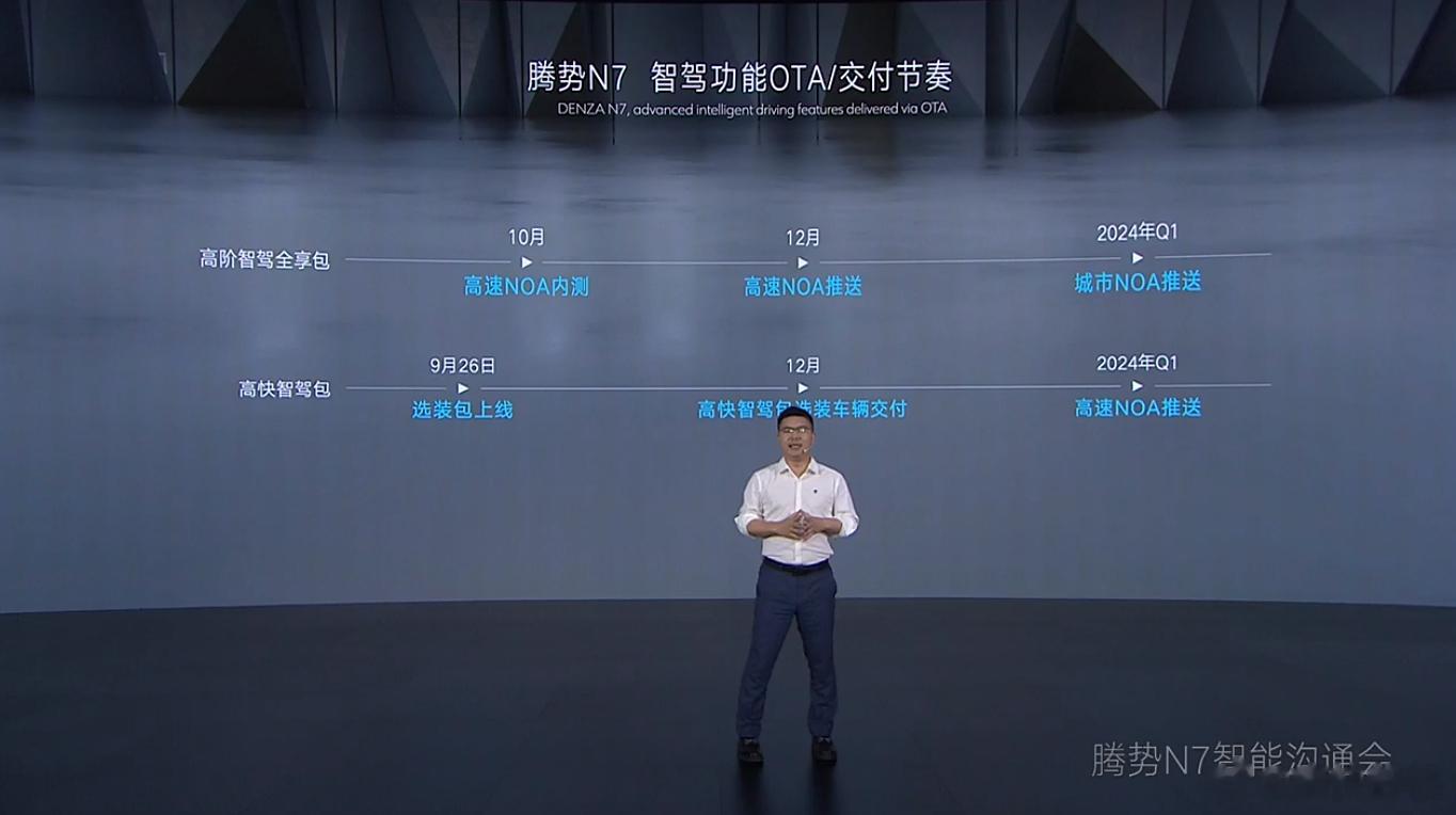 腾势N7首搭英伟达全新NVDIA DRIVE Orin智驾专属平台，并计划从10