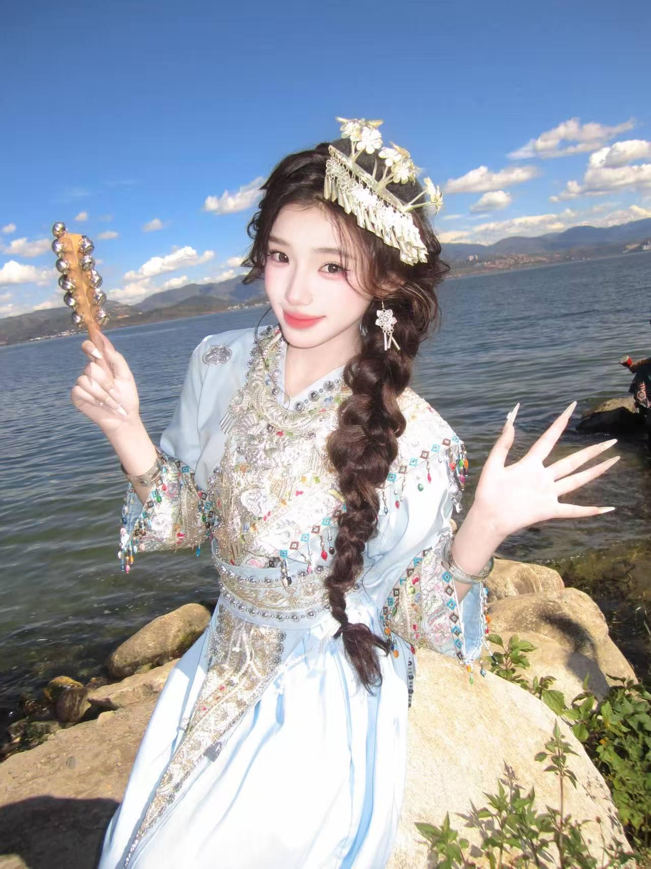 当我拍民族风写真选择去西扶海棠…