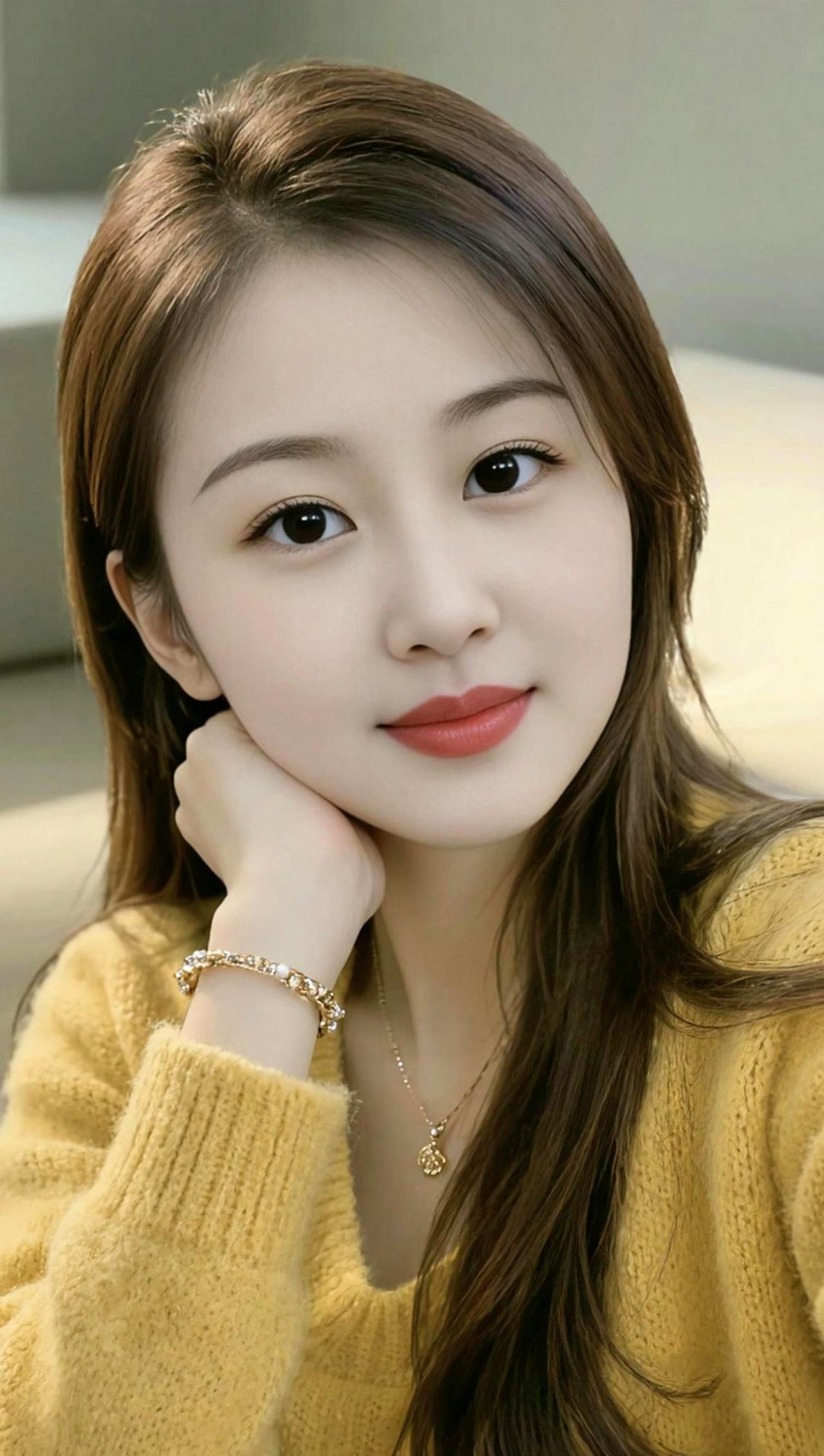 AI暖黄系自拍  随变ai随便玩 简约穿搭 清新妆容 气质女神范