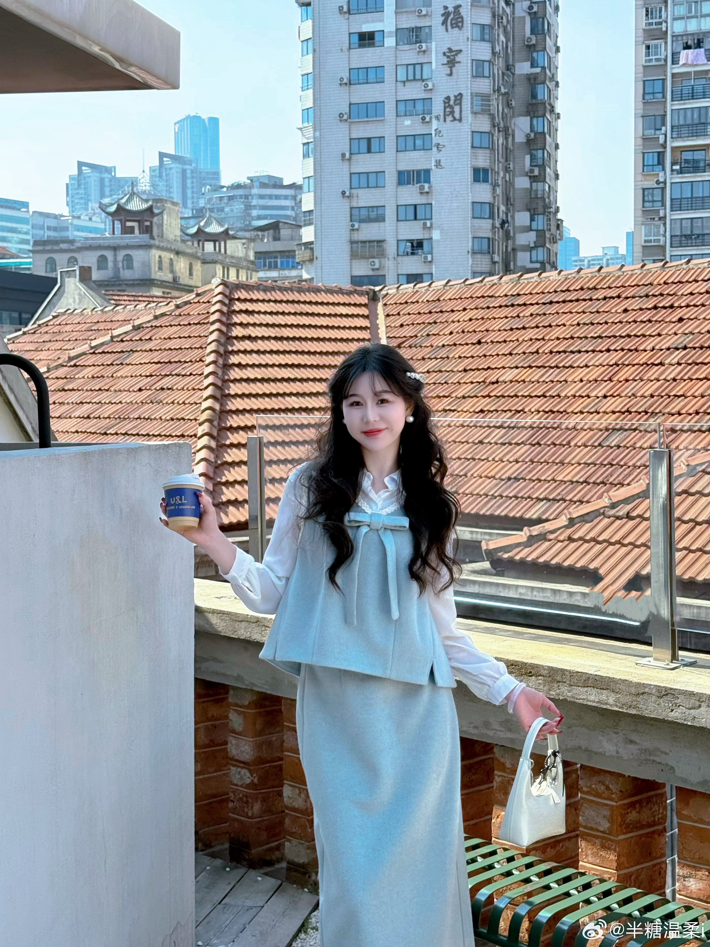 奶蓝色小套裙🩵👗:miuco 