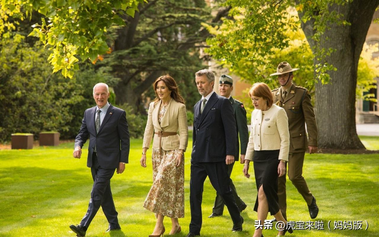 国王夫妇在澳大利亚的最后一天，他们到访了塔斯马尼亚霍巴特。夫妻俩除了一些公务性质