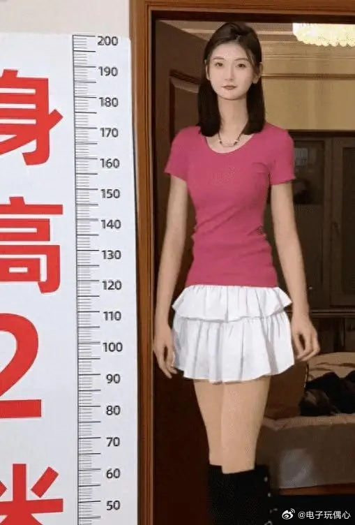 20岁女孩身高2.26米，貌美如花，妈妈却嫌弃：比门还高，咋找对象 
