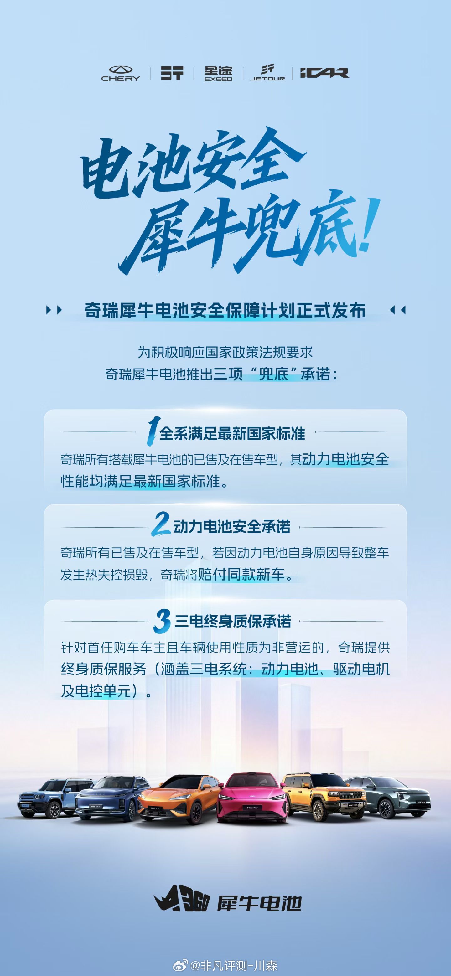 电池安全，犀牛兜底！奇瑞犀牛电池安全保障计划正式发布奇瑞犀牛电池