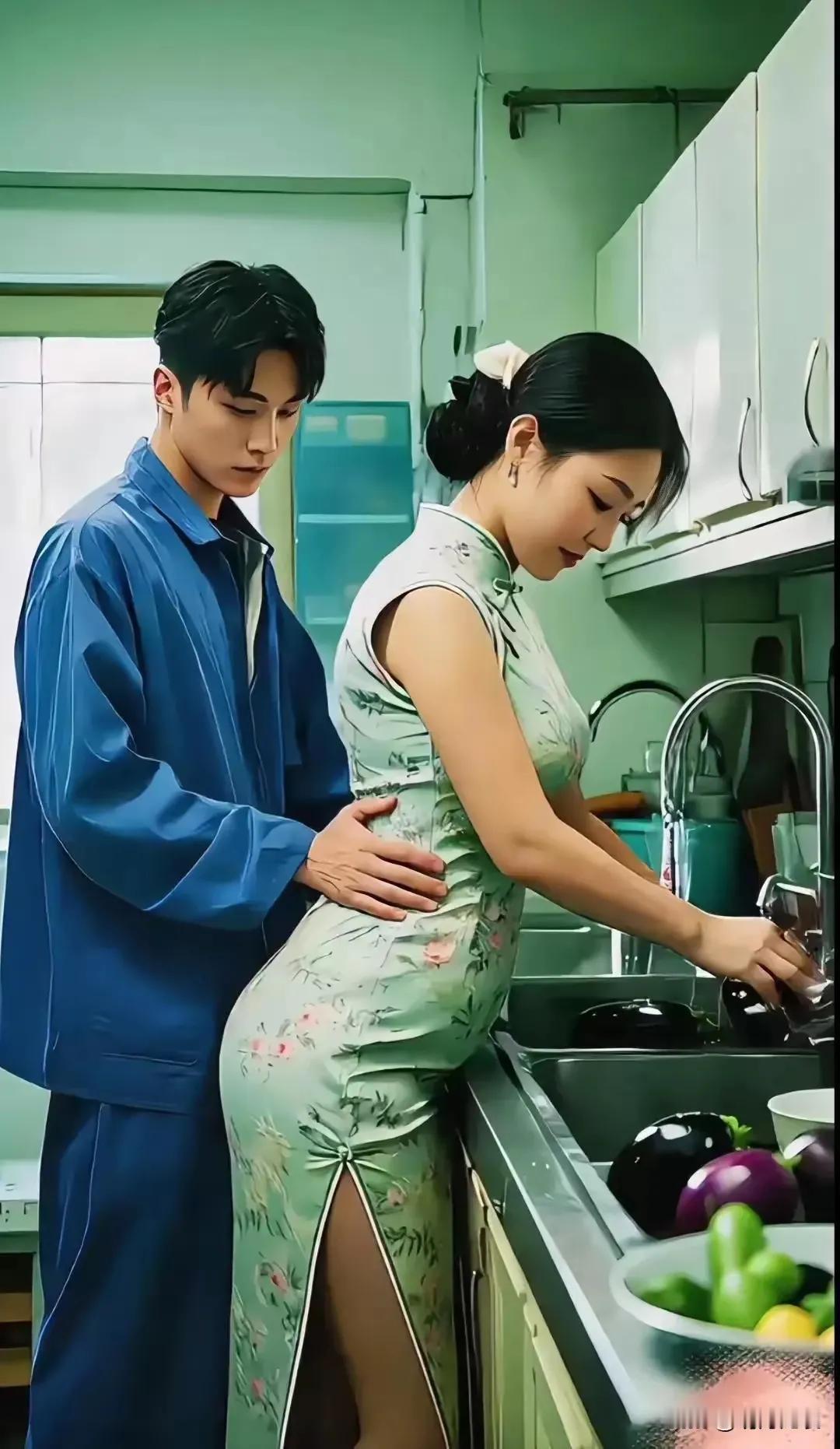 给我的厨娘揉揉腰，不行啊…