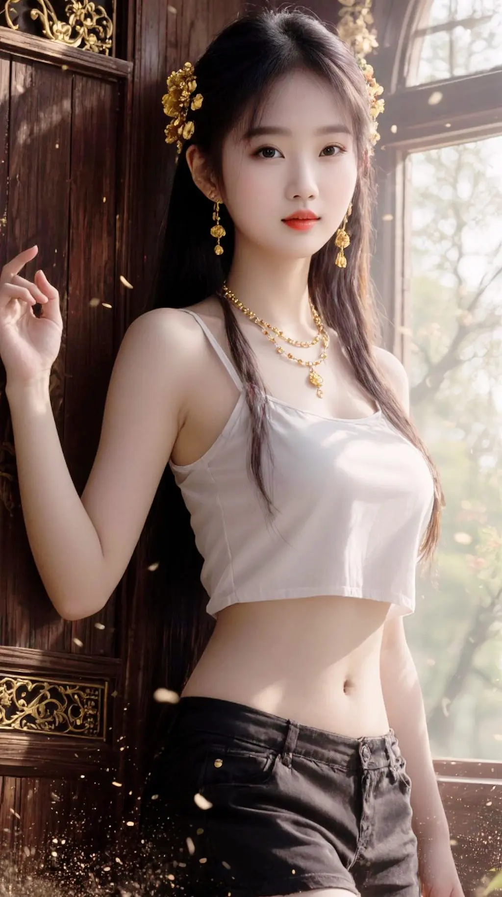 AI国风少女写真 ai创作 辣妹穿搭 壁纸 二创激励计划