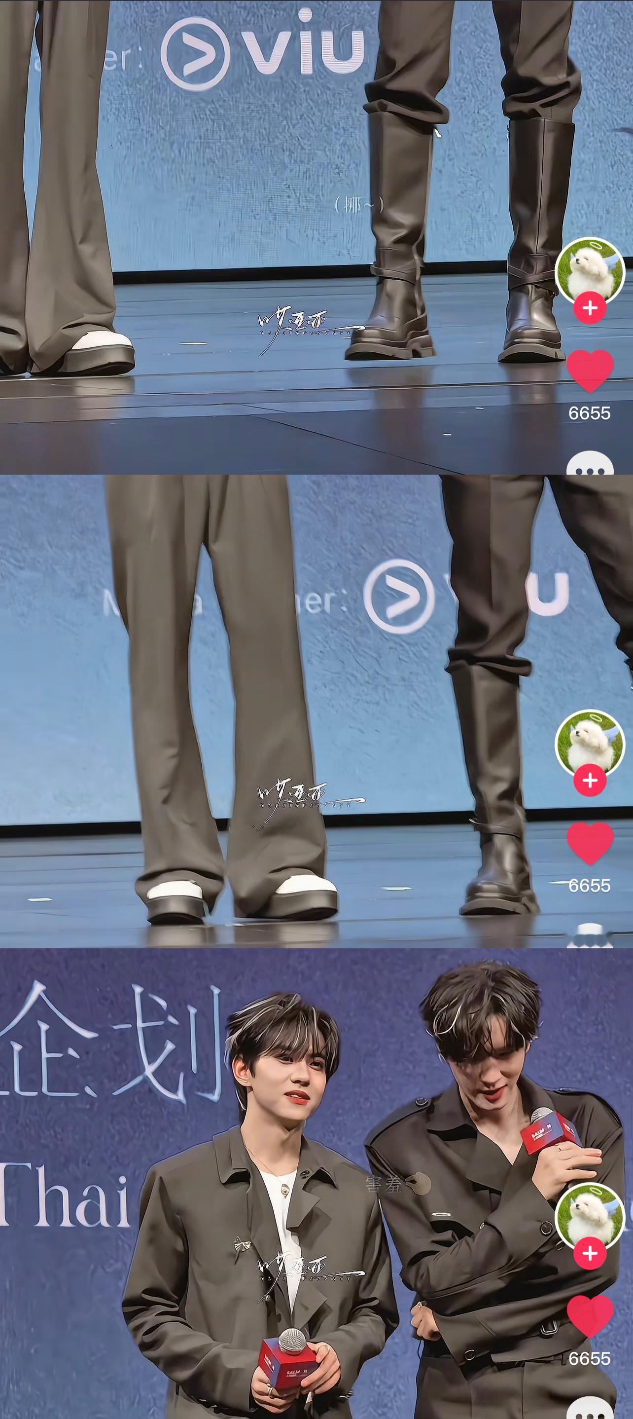 🩷💚 🦊🐰 回看第一场jmh，这里的挪一步和碰肩膀怎么这么暧昧🥹 