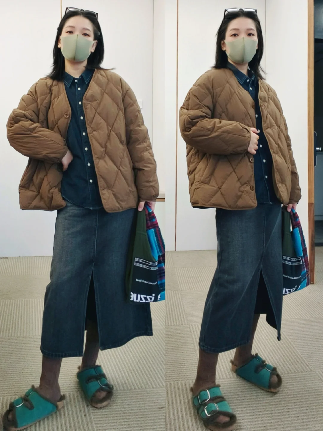 就是对无领羽绒服没有抵抗力！