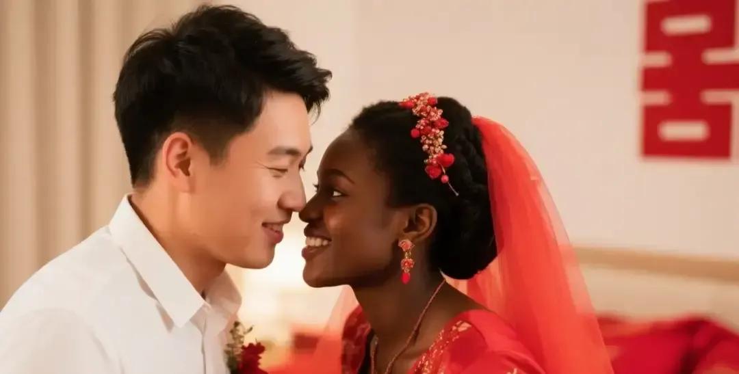 王海把婚戒套进娜迪亚手指那一刻，我隔着屏幕都替他捏汗。
赞比亚工地尘土飞，工友老