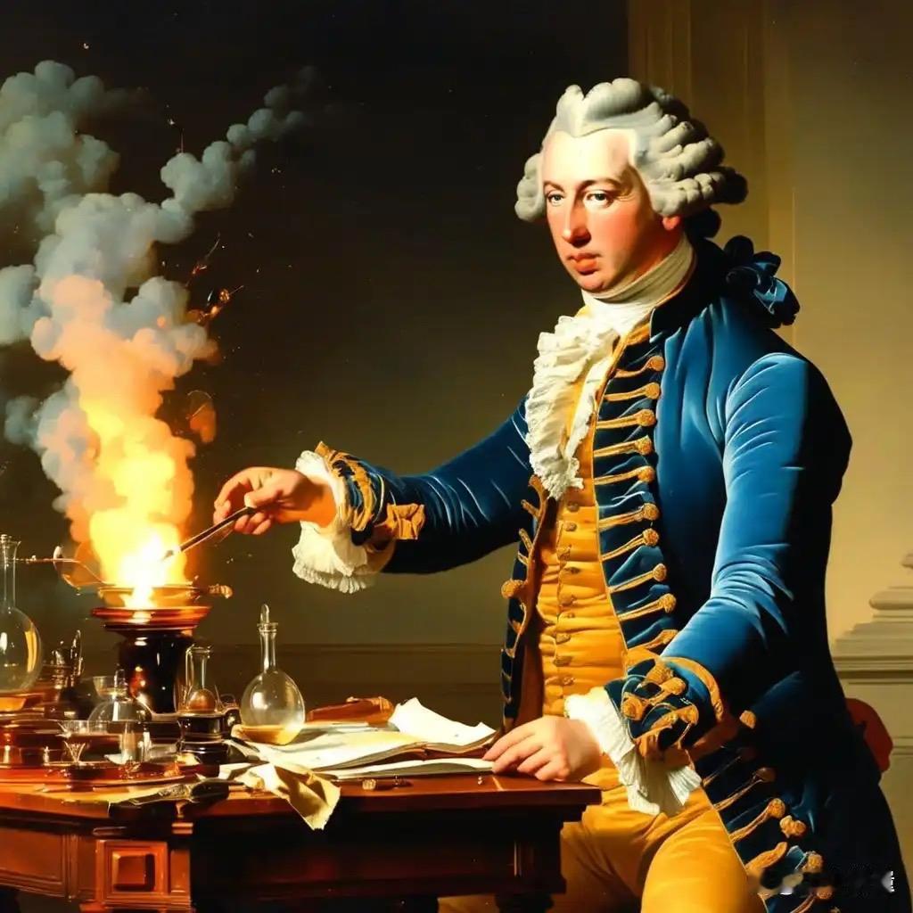 拉瓦锡堪称化学界的“超级玩家”！他推翻“燃素说”，确立物质守恒定律，用精确实验给