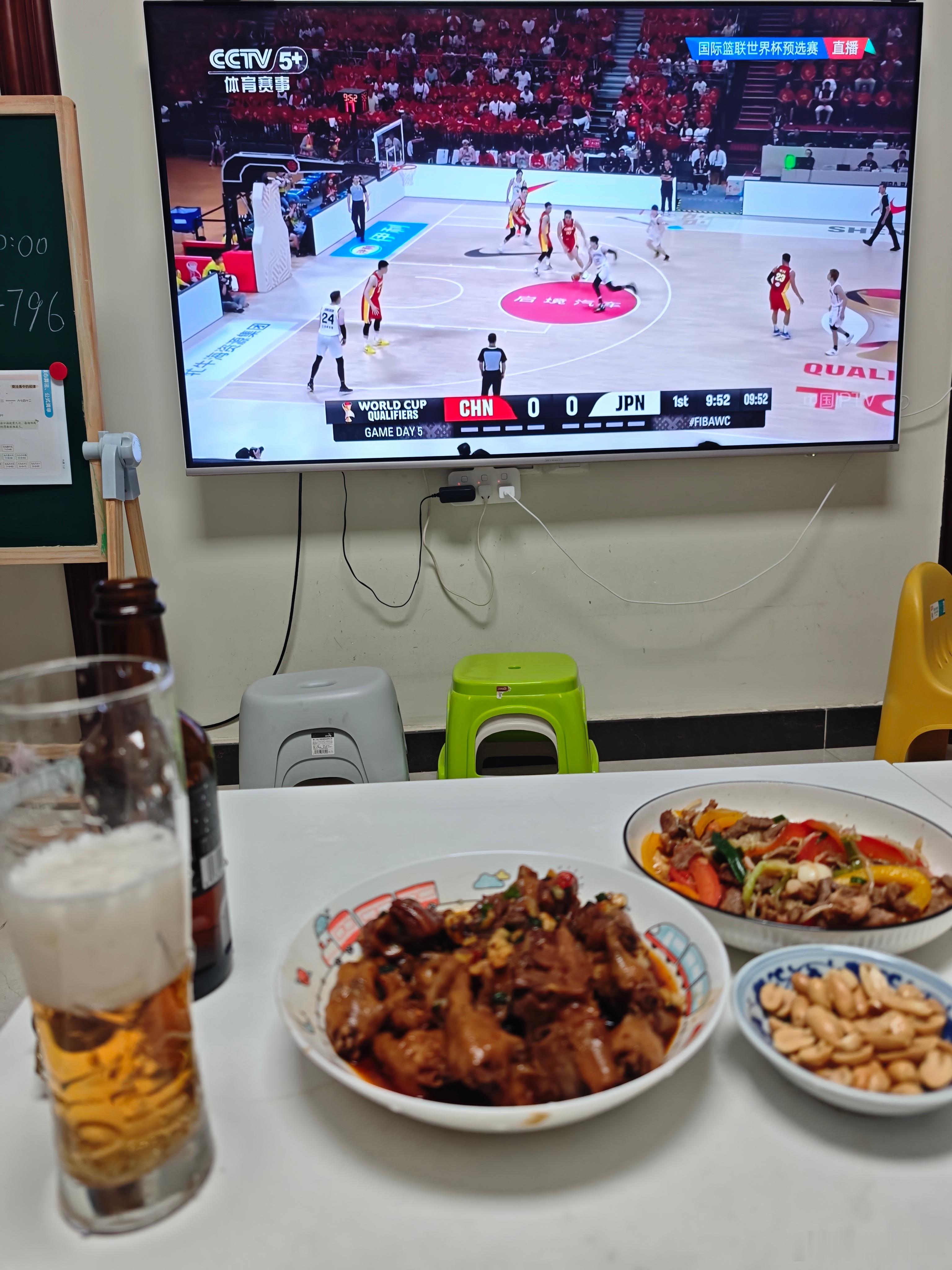 看球看球！！！🏀🔥中国男篮vs日本男篮