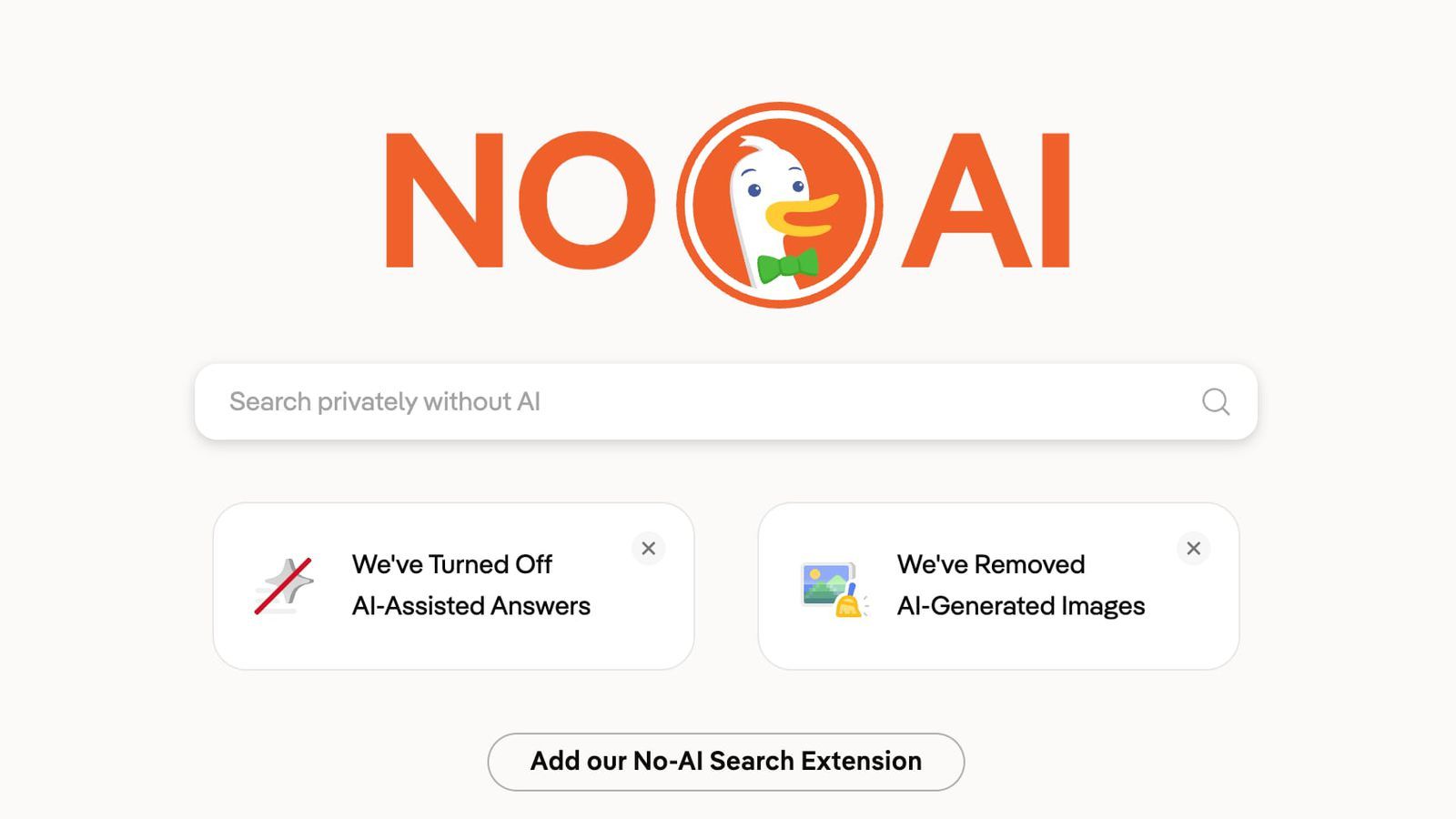 【随着用户拒绝 Google 的 AI 升级，DuckDuckGo 的“无 AI